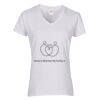 Heavy Cotton Women's V-Neck T-Shirt Thumbnail